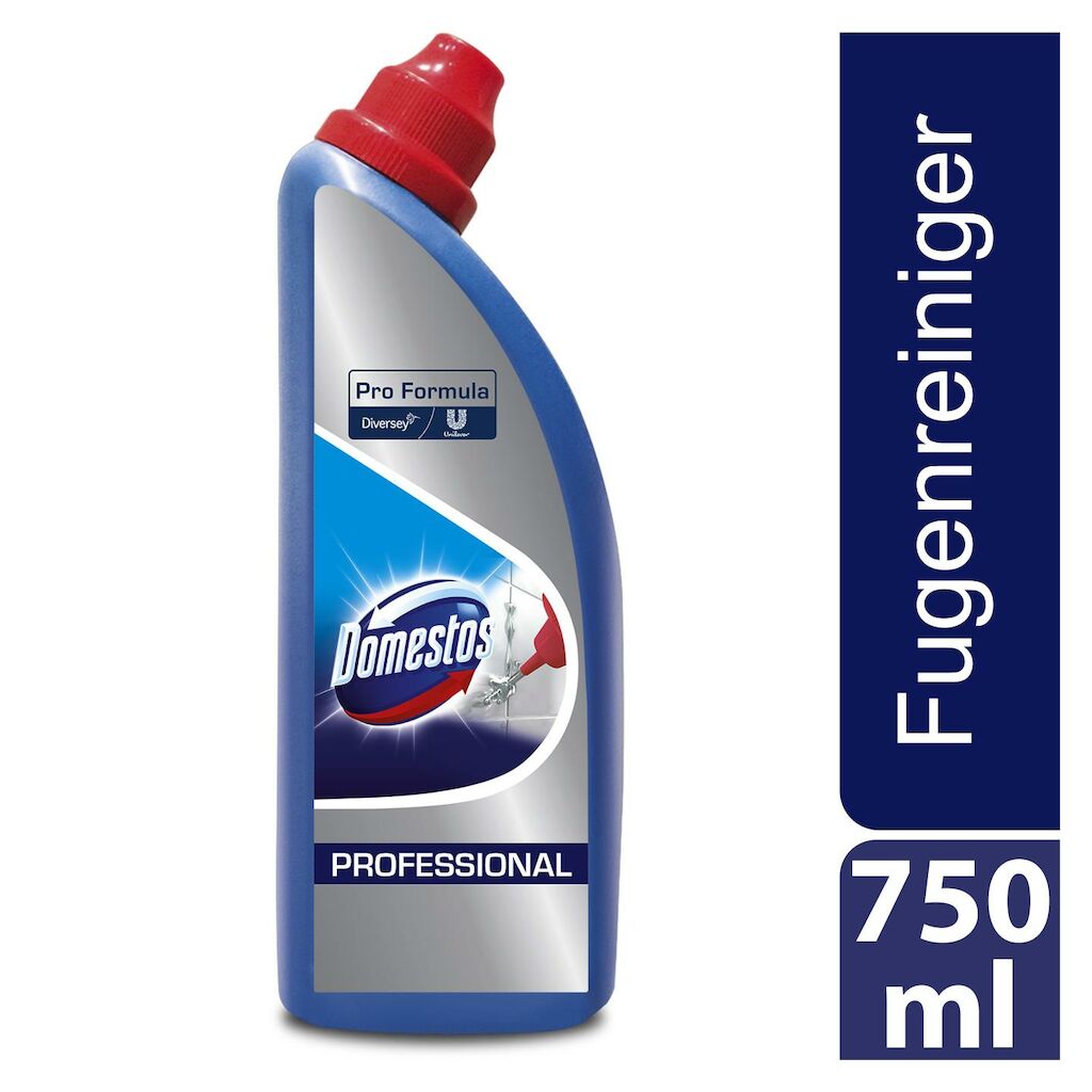 Domestos Professional Fugenreiniger 6x0.75L - Fugenreiniger auf Chlorbasis für die Reinigung der Fugen zwischen den Fliesen